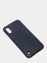 Темно-синий чехол Samsung Galaxy A01 / M01, Самсунг Галакси А01 / М01 из эко кожи Baseus