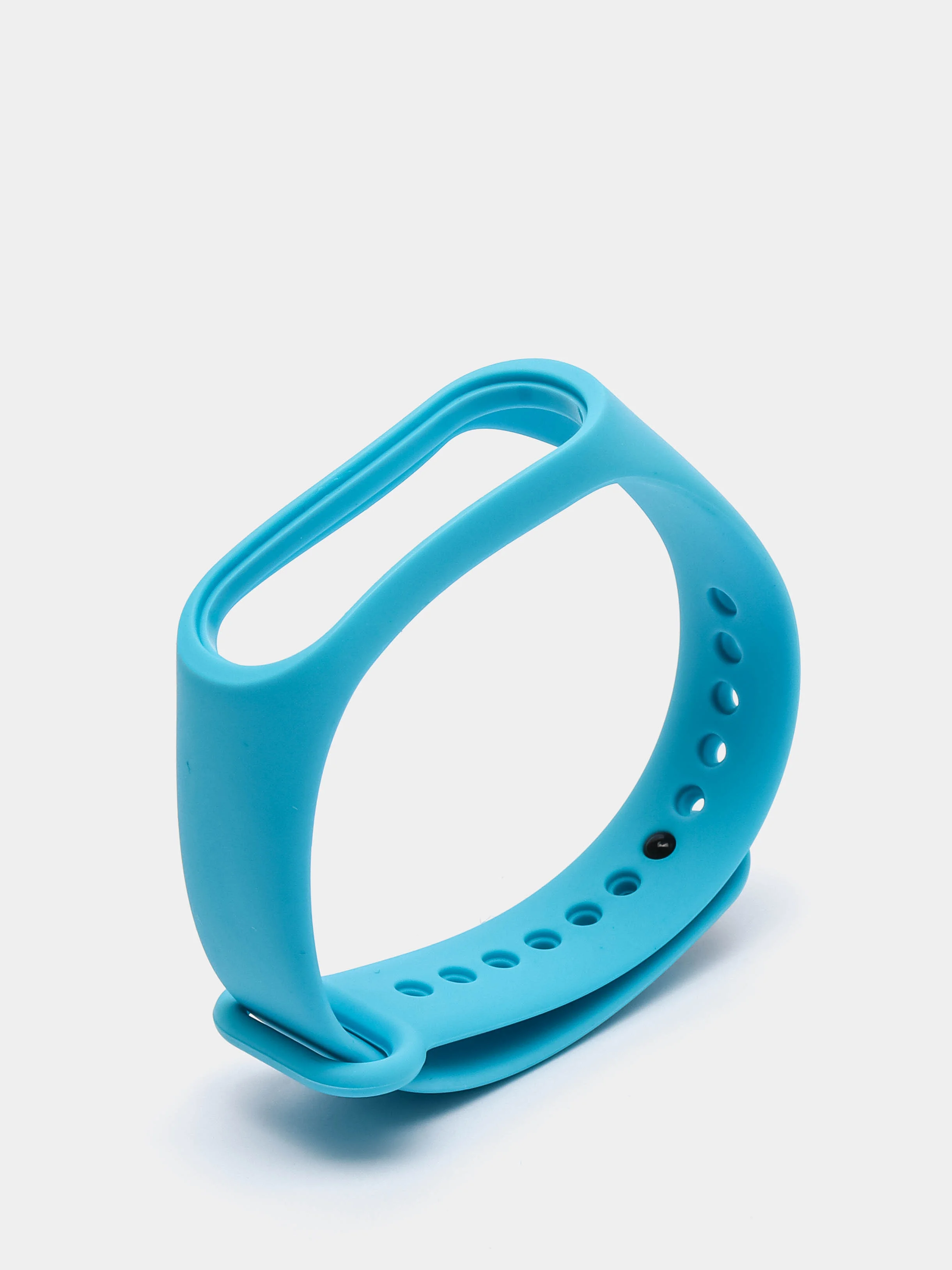 Голубой силиконовый ремешок для Xiaomi Mi Band 3 и Mi Band 4, фитнес-браслет