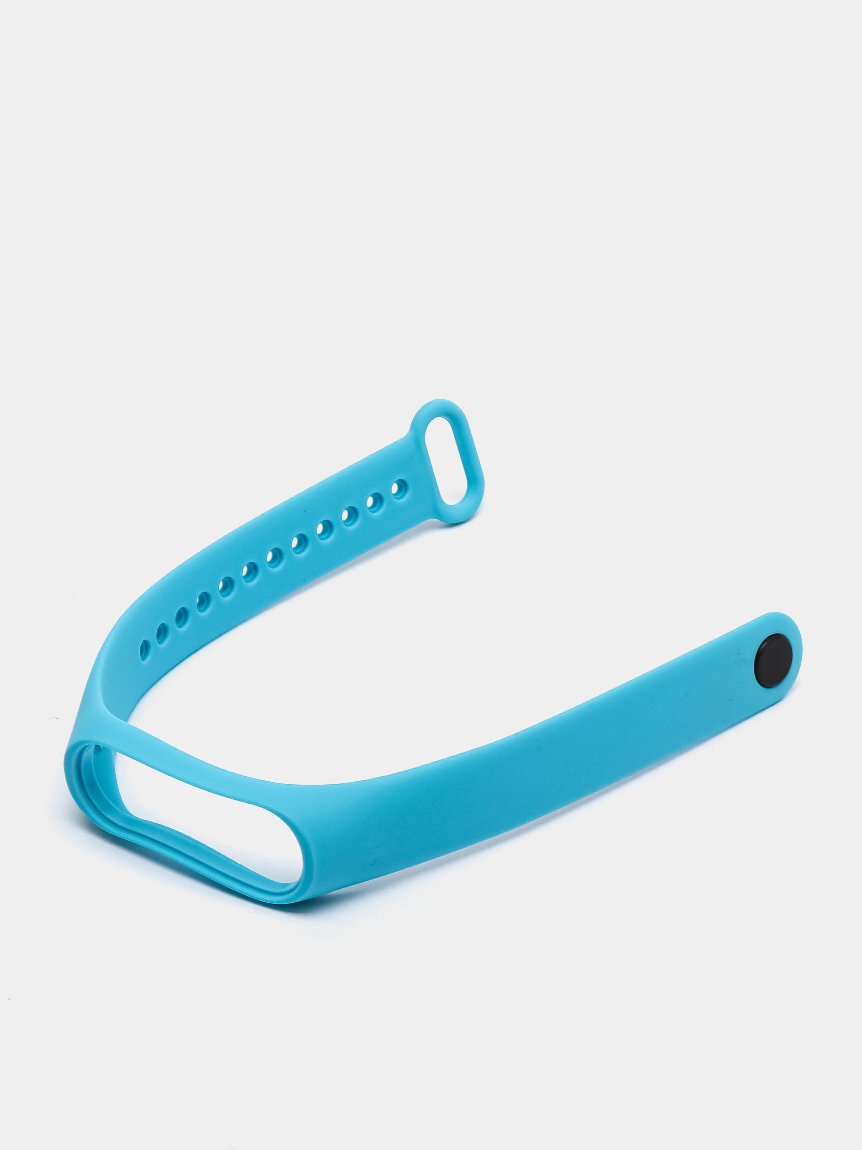 Голубой силиконовый ремешок для Xiaomi Mi Band 3 и Mi Band 4, фитнес-браслет