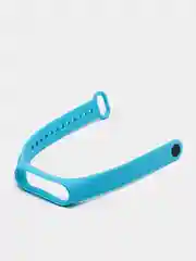 Голубой силиконовый ремешок для Xiaomi Mi Band 3 и Mi Band 4, фитнес-браслет