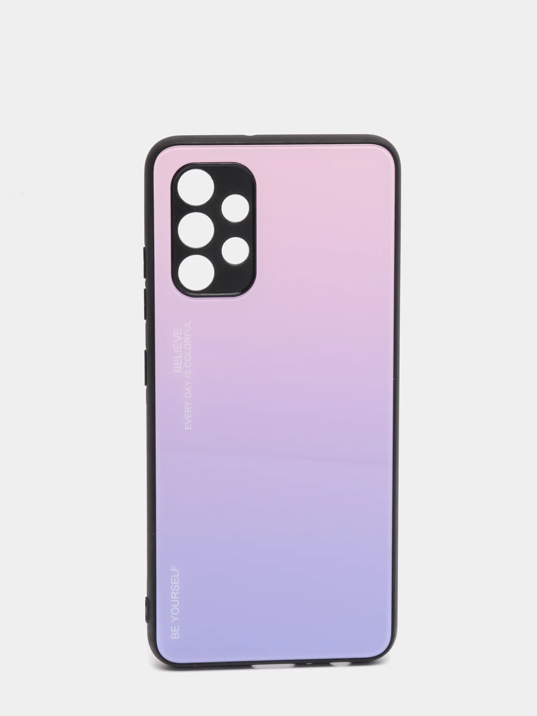 Сиреневый чехол градиентный на Samsung Galaxy A51/A71/A52/A72/A12/A13/A33/A53/A73/A50/S8/A22/S20/FE/S21