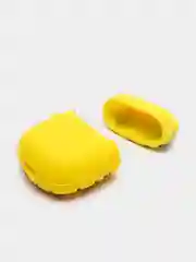Желтый чехол для наушников AirPods 1/2 поколения "Ананас"