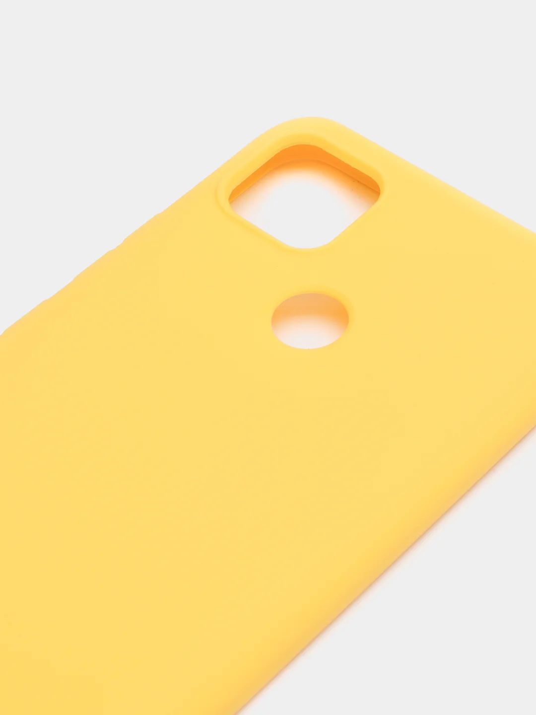 Желтый чехол силиконовый для Xiaomi Redmi 9C