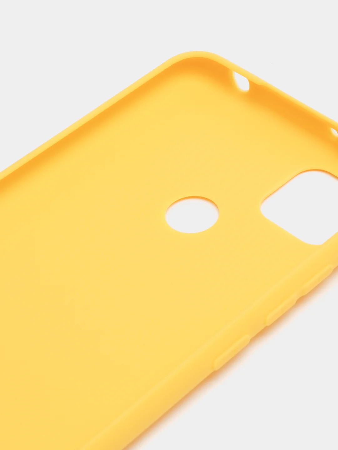 Желтый чехол силиконовый для Xiaomi Redmi 9C