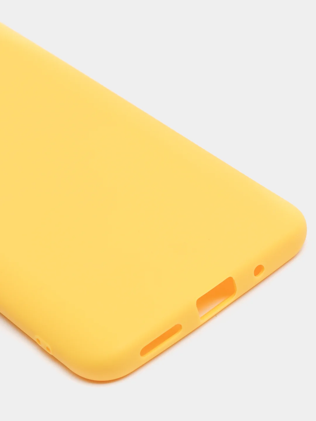 Желтый чехол силиконовый для Xiaomi Redmi 9C