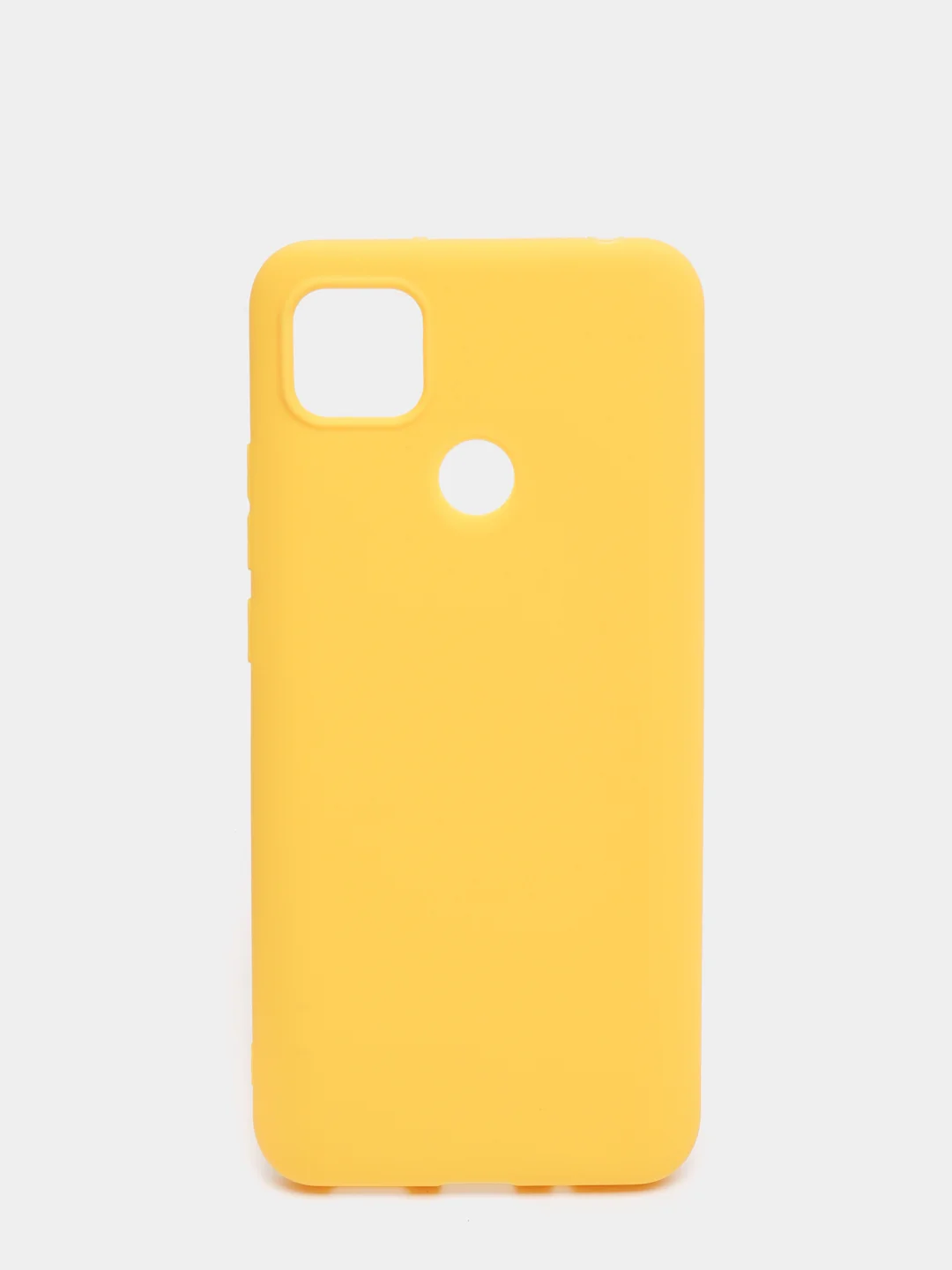 Желтый чехол силиконовый для Xiaomi Redmi 9C