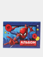 Альбом для рисования А4, 24 л., Spider-man, Человек-паук