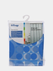 Штора для ванной комнаты Frap, 12 колец, штора для душа,шторка,штора с рисунком