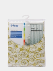Штора для ванной комнаты Frap, 12 колец, штора для душа,шторка,штора с рисунком