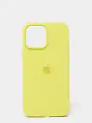 Лимонный чехол для iPhone 13, Pro, Max, Silicone закрытый низ с логотипом