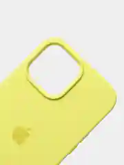 Лимонный чехол для iPhone 13, Pro, Max, Silicone закрытый низ с логотипом