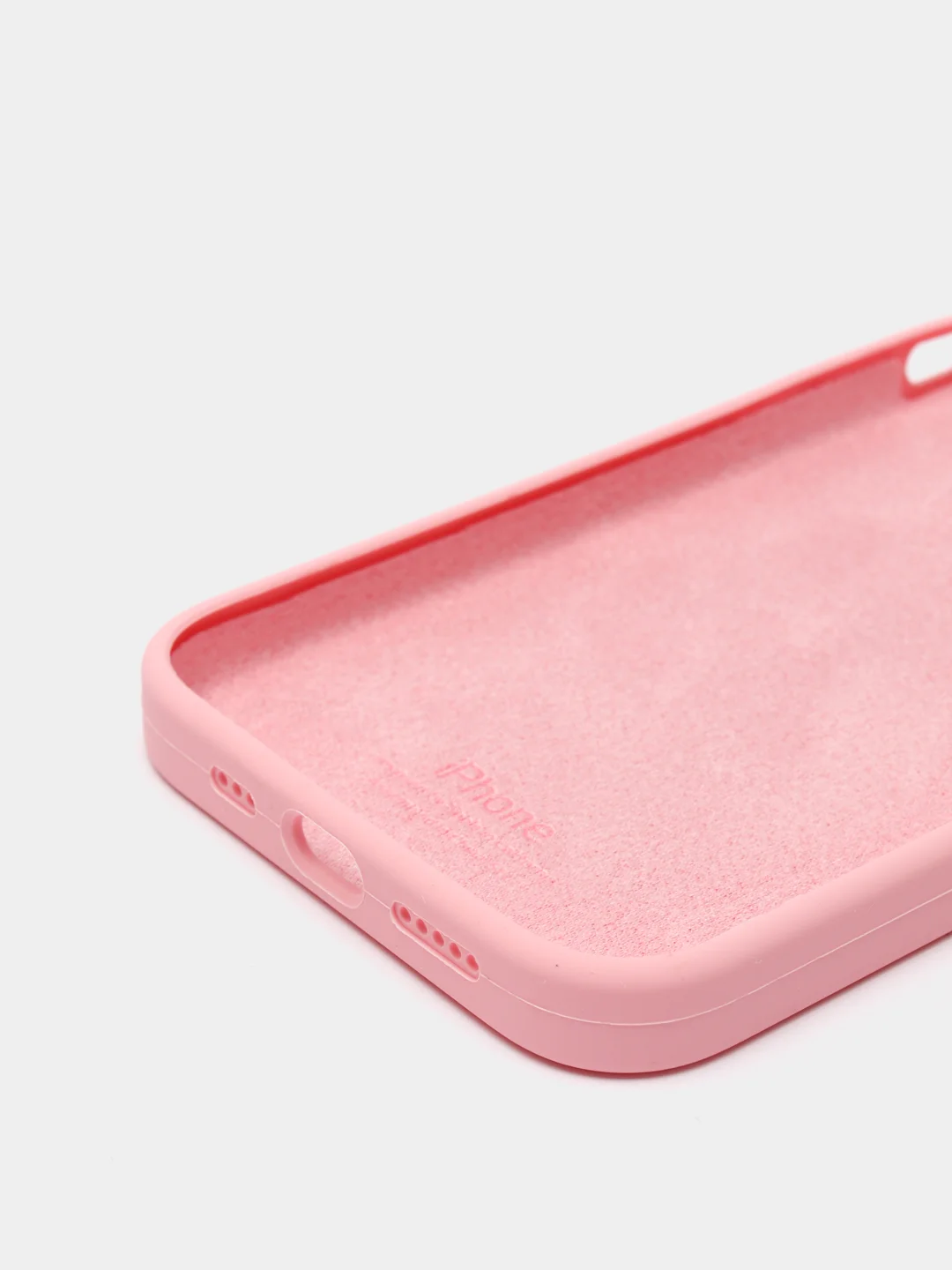 Конфетный чехол для iPhone 13, Pro, Max, Silicone закрытый низ с логотипом