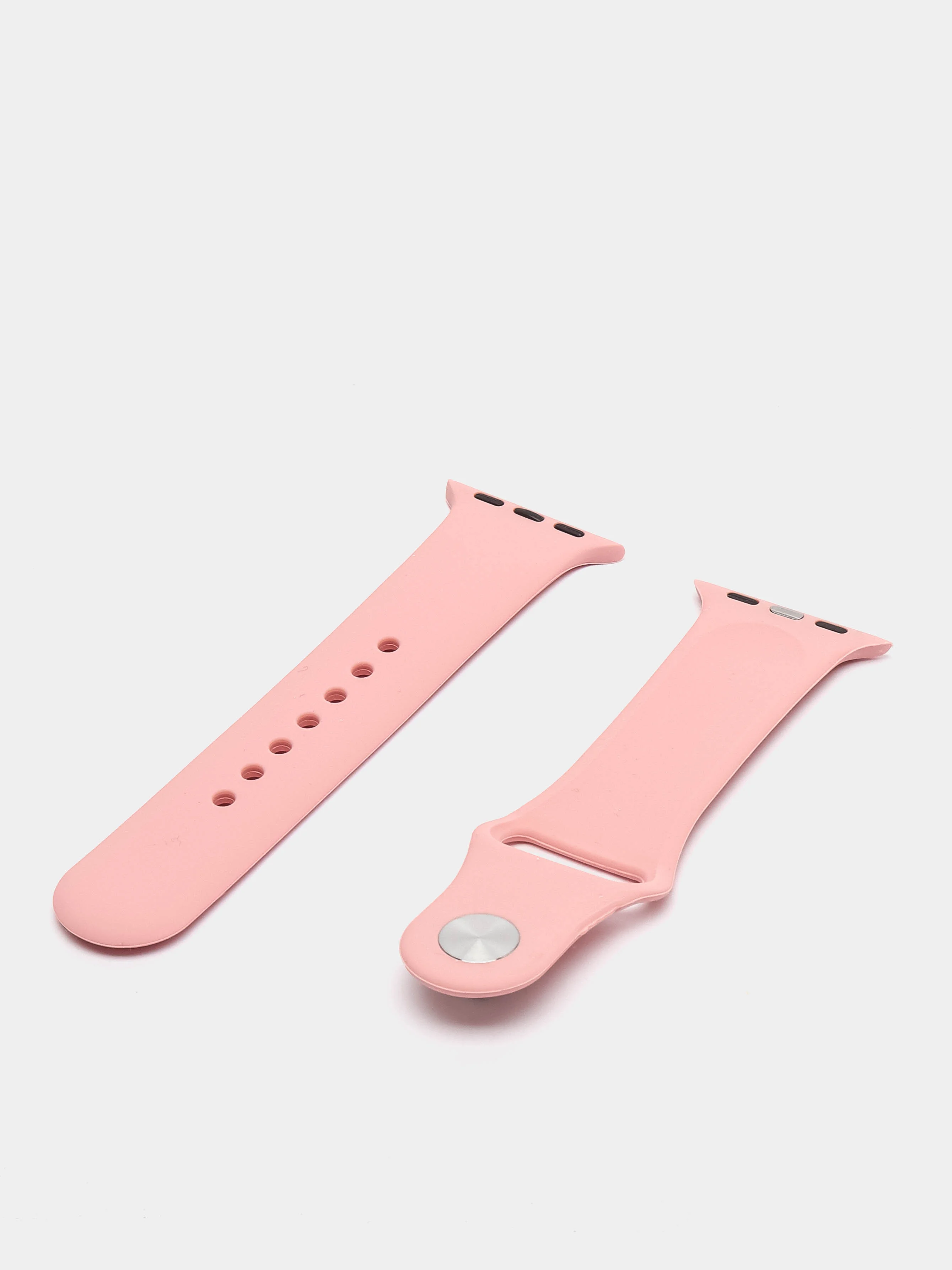 Пудровый ремешок силиконовый для Apple Watch 42/44мм