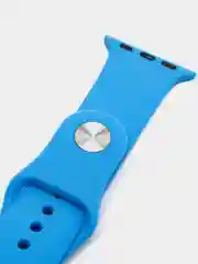 Небесно-голубой ремешок для Apple Watch 2, 3, 4, 5, 6 и SE, силиконовый