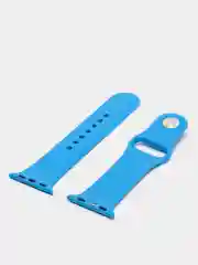 Небесно-голубой ремешок для Apple Watch 2, 3, 4, 5, 6 и SE, силиконовый