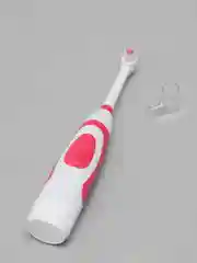 Красный электрическая зубная щетка, Battery Toothbrush, с 3 запасными насадками и подставкой
