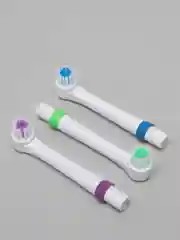 Красный электрическая зубная щетка, Battery Toothbrush, с 3 запасными насадками и подставкой