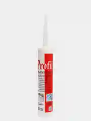 Герметик силиконовый Soudal Profil, санитарный, бесцветный, 270 мл