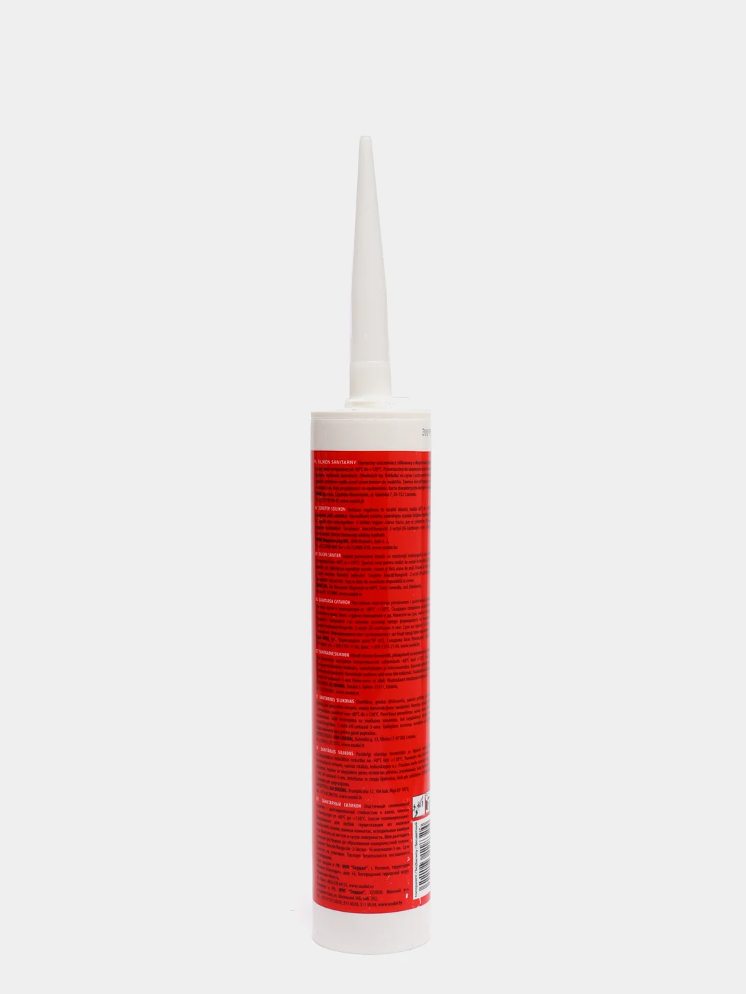 Герметик силиконовый Soudal Profil, санитарный, бесцветный, 270 мл