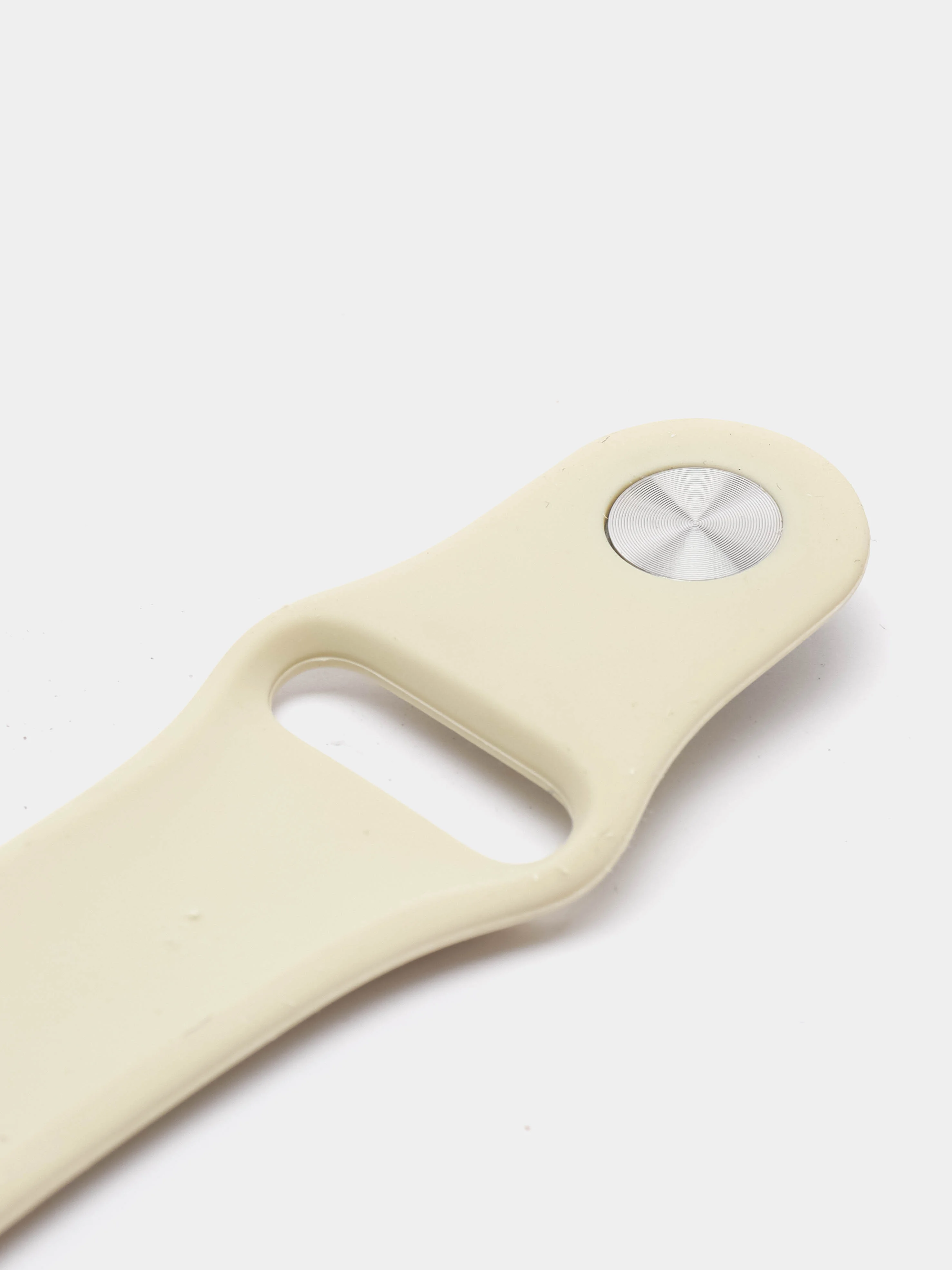 Серый ремешок силиконовый для Apple Watch 42/44мм