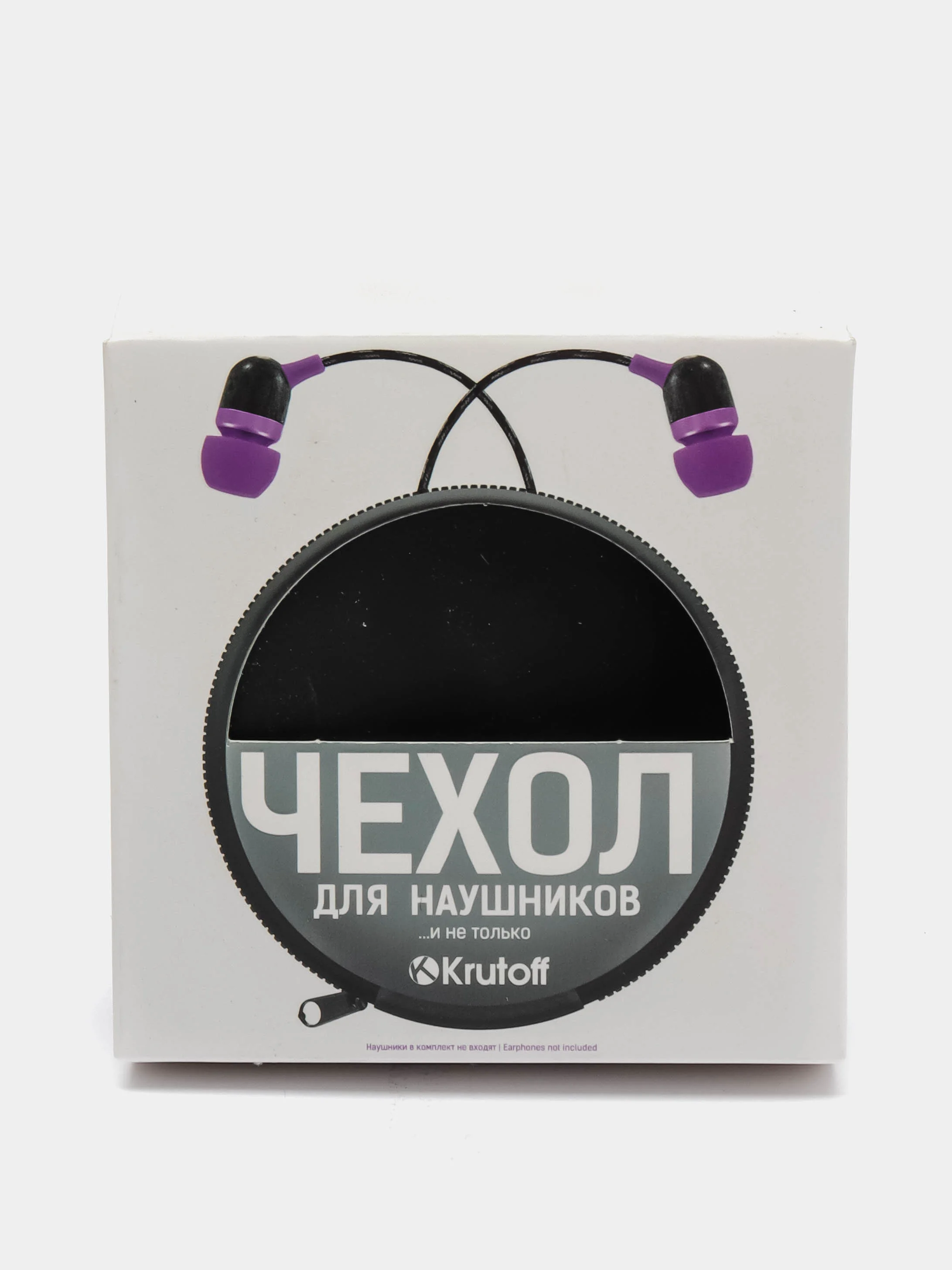 Krutoff / Чехол для внутриканальных наушников, черный