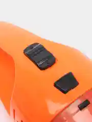 Оранжевый пылесос автомобильный