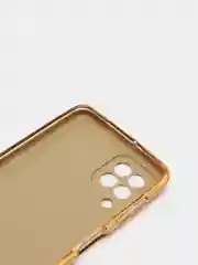 Золотой чехол Samsung Galaxy A22 4G, M22, Самсунг Галакси А22 4G, М22 блестящий с защитой камеры