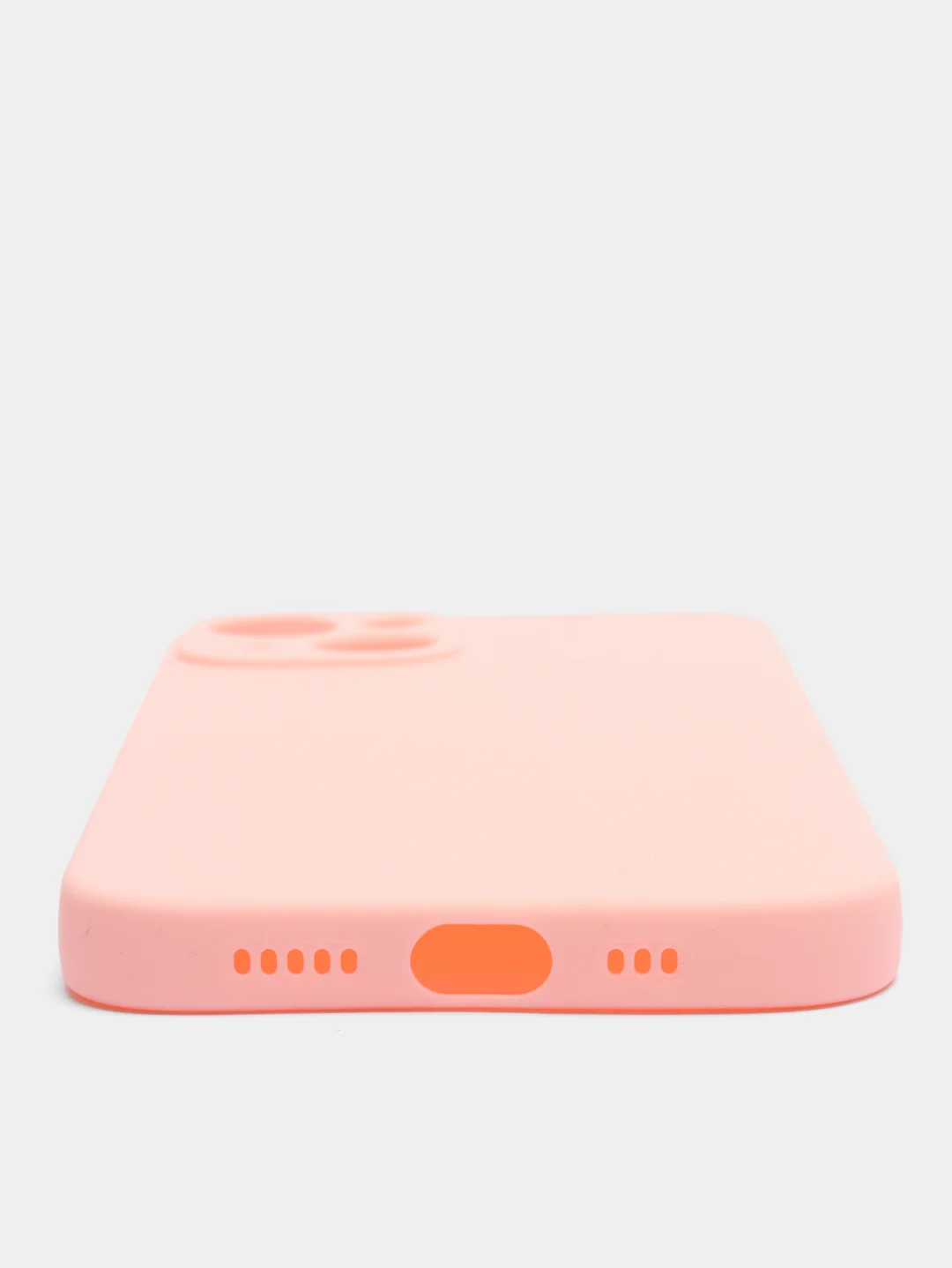 Пудровый чехол силиконовый для iPhone 7, 8 SE 2020, 11, 12, 13, Pro, Max, mini, защита камеры