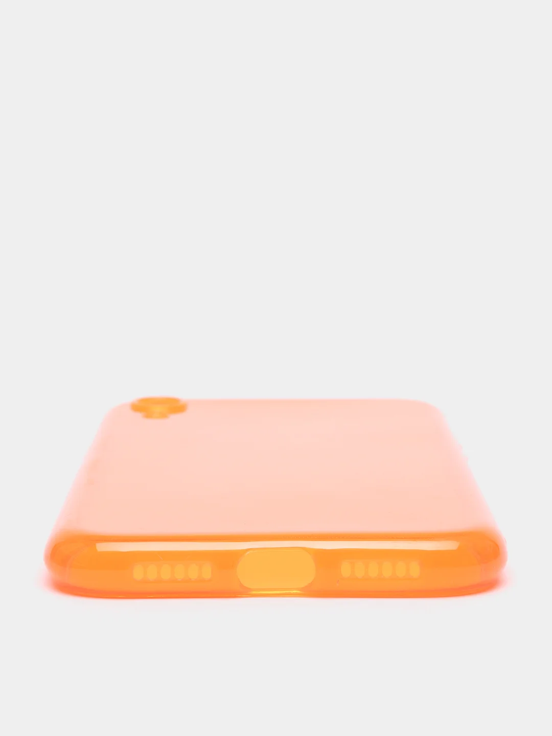 Оранжевый яркий силиконовый чехол iPhone XR, 11, 12 Mini, 12 Pro, 12 Pro Max
