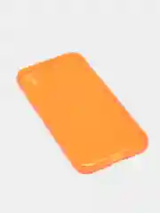 Оранжевый яркий силиконовый чехол iPhone XR, 11, 12 Mini, 12 Pro, 12 Pro Max