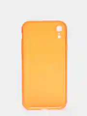 Оранжевый яркий силиконовый чехол iPhone XR, 11, 12 Mini, 12 Pro, 12 Pro Max