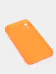 Оранжевый яркий силиконовый чехол iPhone XR, 11, 12 Mini, 12 Pro, 12 Pro Max