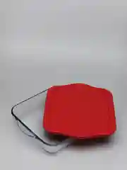 Противень в духовку 2л, с пластиковой крышкой, форма жаропрочная для выпечки в  СВЧ