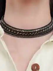 Черный чокеры