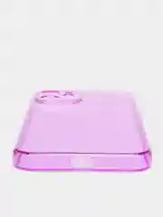 Пурпурный яркий силиконовый чехол iPhone XR, 11, 12 Mini, 12 Pro, 12 Pro Max