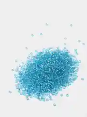 Ледяной чешский бисер Preciosa 10/0, Transparent - silver line (10, 50 грамм)
