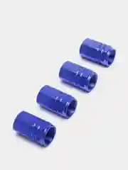 Синий колпачки для колес металлические 4 шт