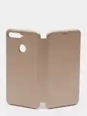Золотой чехол книжка Huawei Y6 2018 / Honor 7C / Honor 7A Pro / Y6 Prime, Хуавей У6 2018 (5,7")