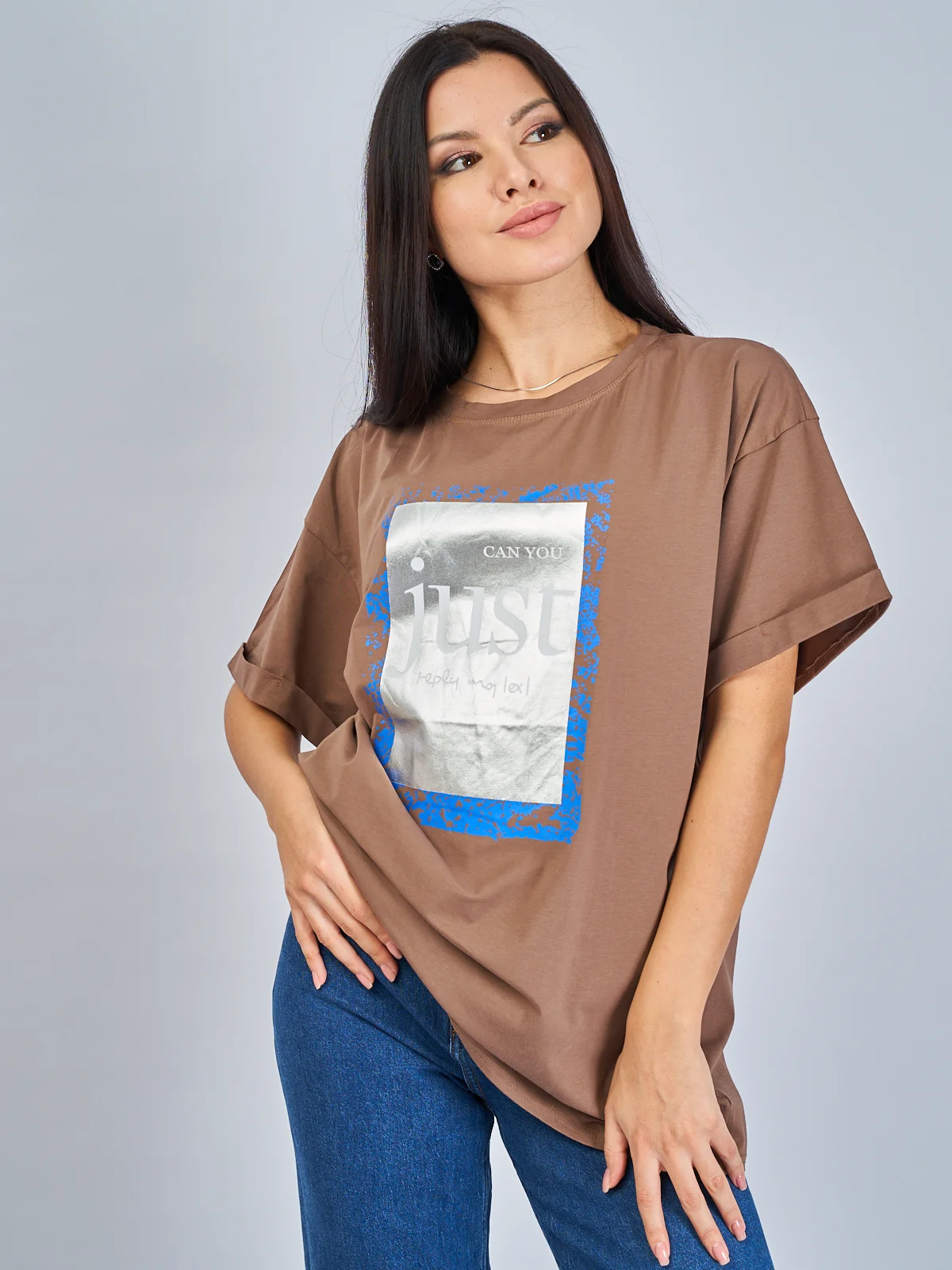 Футболка женская Oversize