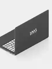 Белый наклейки без фона "Годы рождения 1995-2005", голографические, три цвета