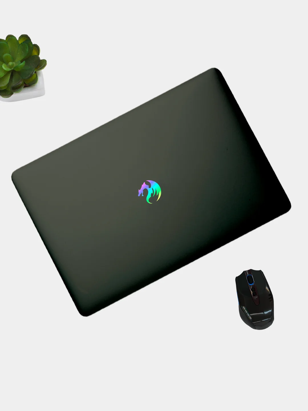 Ледяной dragon sticker "Наклейка дракона" - голографическая наклейка стикер без фона
