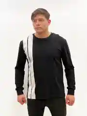 Мужская трикотажная кофта от BaTalov, черная