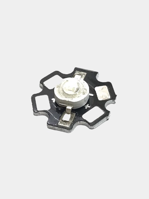 Светодиод мощный 3Вт 3WR на радиаторе 3.6v Зеленый