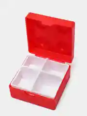 Красный таблетница контейнер