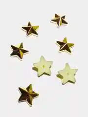 Золотой пластиковая звезда