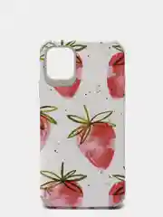 Красный кожаный чехол для