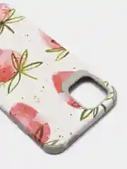 Красный кожаный чехол для
