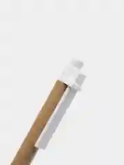 Белый ручка крафтовая, с цветными элементами, автоматическая