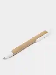 Белый ручка крафтовая, с цветными элементами, автоматическая