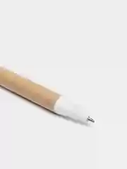 Белый ручка крафтовая, с цветными элементами, автоматическая